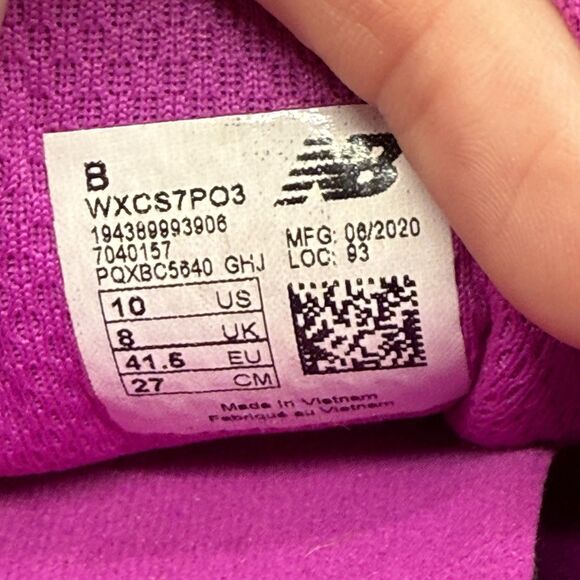 New Balance XC7  Women's 10B Sprinter Running Cleats Pink Running Shoes WXCS7P03 - Picture 6 of 7